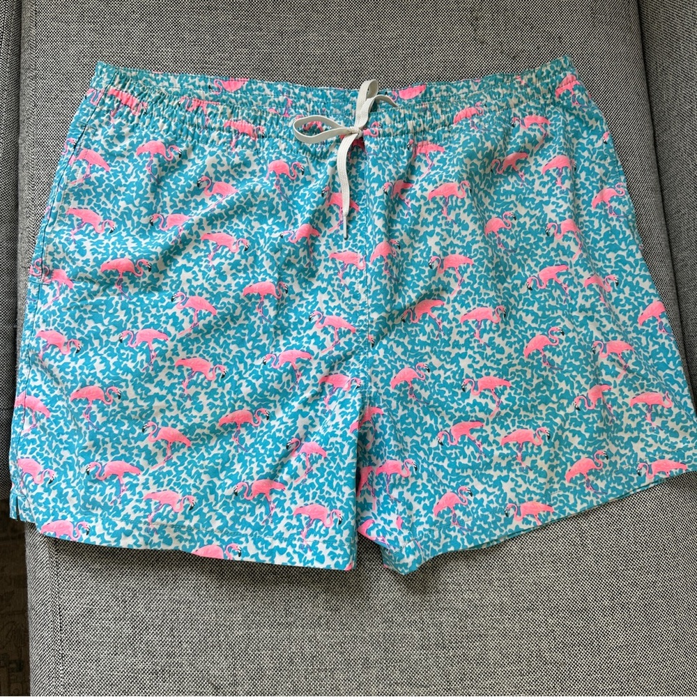 Chubbies The Dominos are for Flamingos Swim Trunks